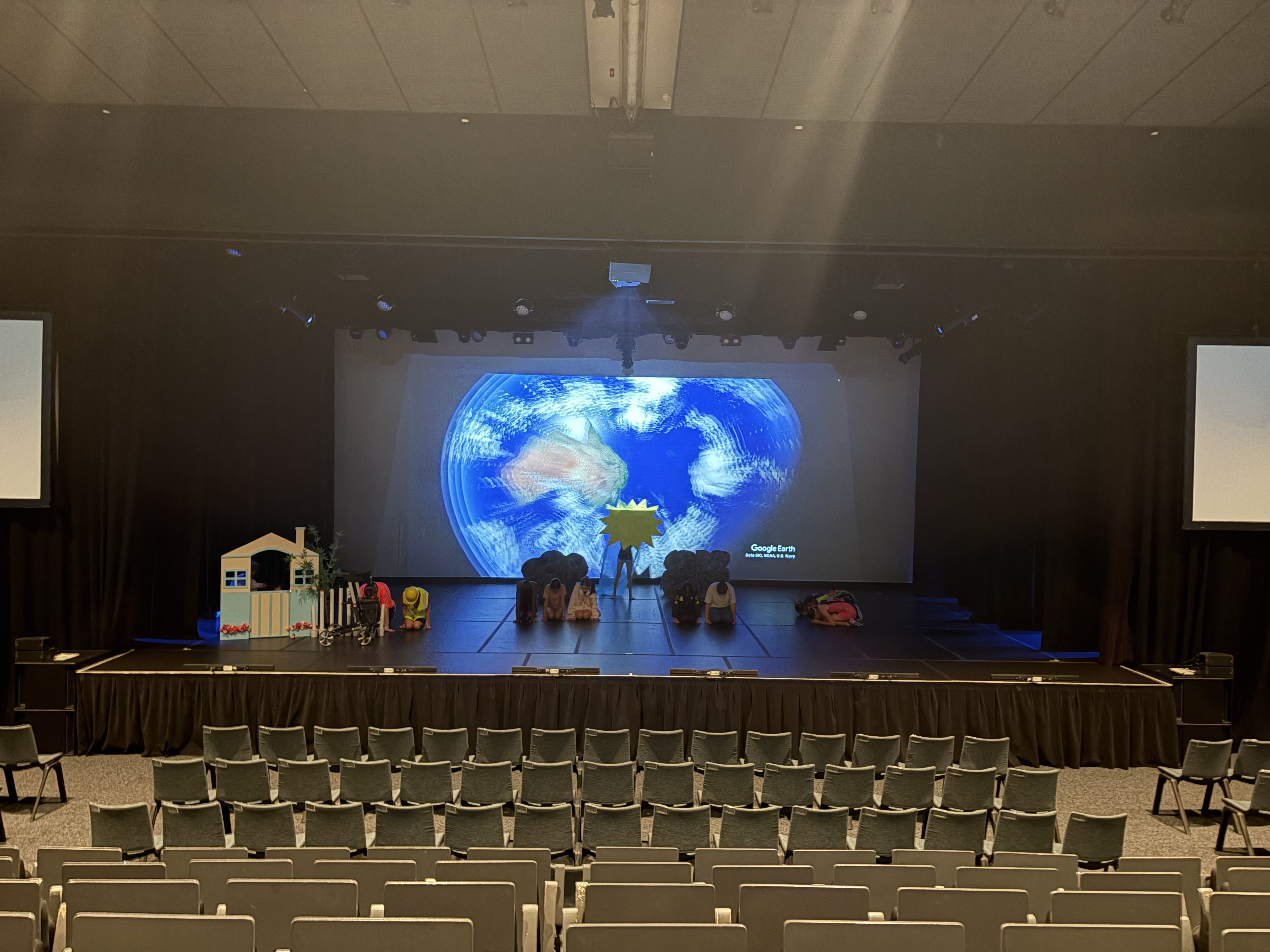 On stage rehearsals &copy; St Bernardines School 2026